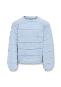 ONLY® - Strickpullover, Raglanärmel, für Kinder - CASHMERE BLUE