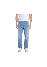 REPLAY - Herren Jeans - INDIGO, Stretch Denim, Länge 32, Straight Fit - Dunkelblau