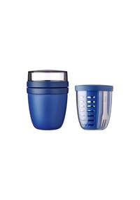 MEPAL Lunchpot mit Fruitpot Ellipse 2er Set - ELLIPSE - blau