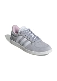 adidas - Breaknet Sneaker, Leder, für Damen - HALSIL/FTWWHT/GRET