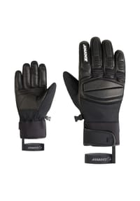 ziener - Fingerhandschuhe Gomin-Z AS®, Klettverschluss, für Herren - 12 BLACK