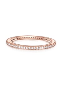 GLANZSTÜCKE MÜNCHEN - Damen Ring aus 925/- Sterling Silber in Roségold mit Zirkonia - roségold
