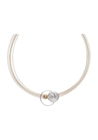 YVETTE RIES - Damen Collier, 925er Sterlingsilber - BICOLOR