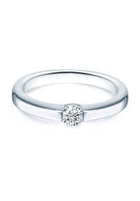 TRILANI 1934 - Damen Ring aus 925/- Sterling Silber in Silber mit Zirkonia - silber