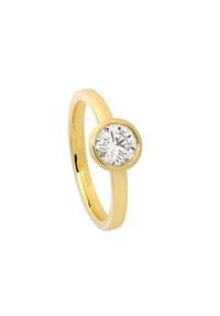 MONCARA - Damen Ring, 585er Gold, 1 Diamant ca. 1,00 Karat - 