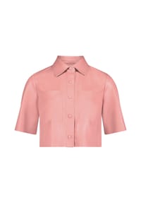 Vera Mont - Lederjacke kurzarm - Ash Rose