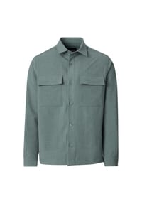 VENTI - Herren Hemdjacke uni Casual Fit - Dunkelblau