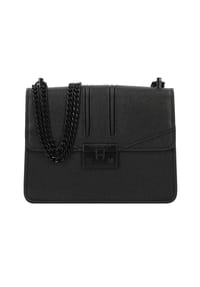 SEIDENFELT ROROS - Umhängetasche, Kettengurt, Metall-Details, für Damen - 1010 BLACK / BLACK