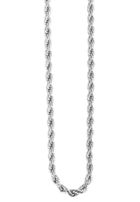 Adelia's Bold Style - Halskette – Kordelkette aus Edelstahl 60 cm - silber