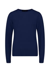 BETTY BARCLAY - Kaschmir-Pullover mit Rundhalsausschnitt - Iris Blue