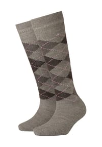 Burlington - Kniestrümpfe Whitby, Rippbündchen, für Damen - 3000 BLACK