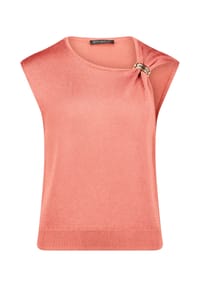 BETTY BARCLAY - Strick-Top mit Schnalle - Light Mahogany