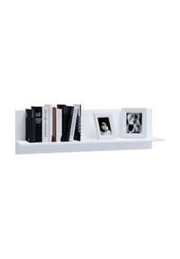 VCM. - Holzregal hängend | platzsparendes Regal | Maße: H. 30 x B. 102 x T. 20 cm | Elegantes Regal hängend | Aufbewahrungsregal | Bücherregal | Wandboard - Usilo - Anthrazit / Honig-Eiche
