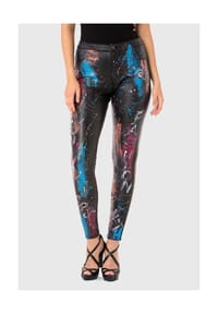CIPO & BAXX® - Hose mit extravaganten Print - BLACK