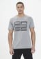VIRTUS Rundhals-Shirt SUKER MELANGE mit coolem Frontprint Bild 2