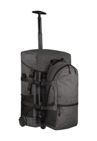 normani® - Rucksack mit Trolleyfuktion und kleinem Rucksack - Anthrazit