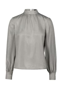 zero - Bluse, Stehkragen, für Damen - 9894  GREYSILVER