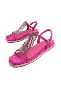 NYREX - Flache Sandale Sandsum2 Rosa - rosa