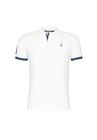 U.S. POLO ASSN. - Poloshirt Kurzarmshirt Polokragen  Big DBH no 3 - weiß