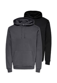 ONLY & SONS - Sweatshirt / Hoodie 2er Pack Ceres - Blau / dunkelblau