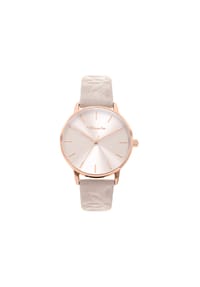 Tamaris - Uhr - Stamped Flowers - beige