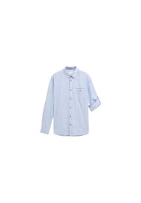 TOM TAILOR - Freizeithemd, Regular-Fit, Turn-up-Funktion, für Herren - 31318 NAVY