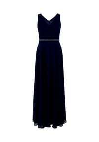 Vera Mont - Abendkleid mit Plissee - Dark Emerald