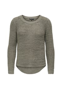 ONLY® - Strickpullover, Rippblende, für Damen - 178879 RASPBERRY