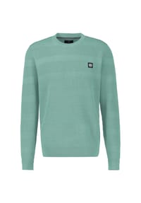 LERROS - Strickpullover für Herren, tonal gestreift - TENDER BEIGE MELANGE