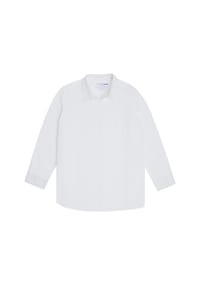 mr main man - Oxford Hemd aus Baumwolle – Regular Fit, Kent-Kragen - White