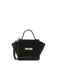kazar - Elegante schwarze Handtasche mit einer einzigartigen Form - Schwarz