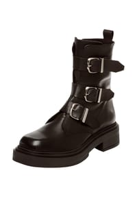 STEVE MADDEN - Leder Stiefelette - Schwarz