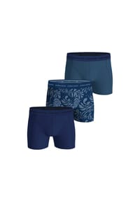 BJÖRN BORG - Herren Boxershorts, 3er Pack - Cotton Stretch Boxer 3P, Unterhose, Baumwolle - Blau