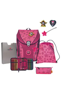 DerDieDas® ErgoFlex Max - Schulranzen-Set, 6-teilig - NEON FIGHTER