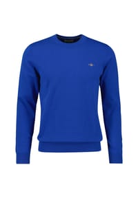 GANT - Herren Pullover - CLASSIC COTTON C-NECK, Strickpullover, Rundhals, Baumwolle - Blau (Lapis)
