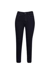 STOOKER® - RIO COLOUR Damen 5-Pocket-Jeans lang - blue denim used