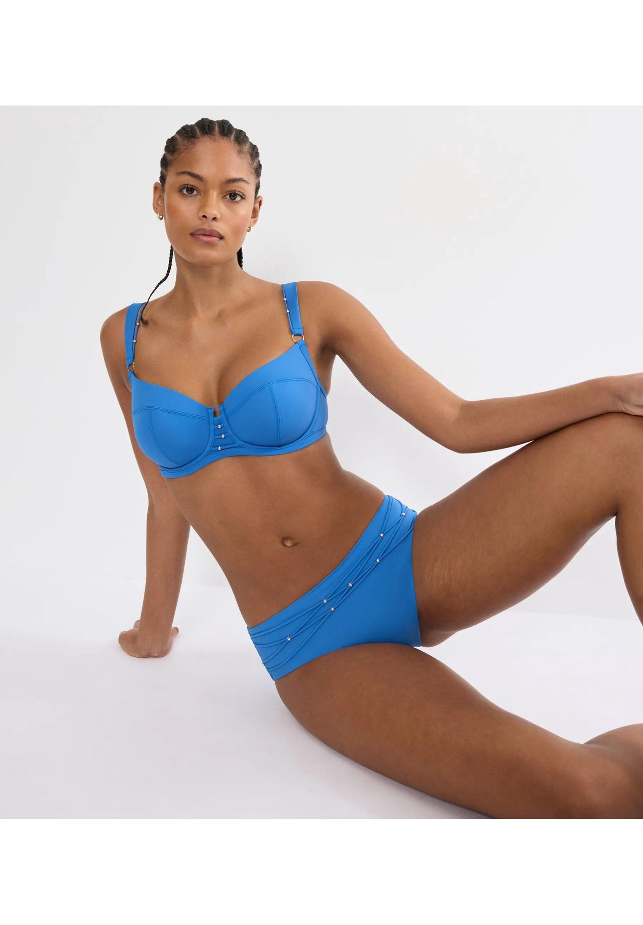 Triumph Bikini-Slip Palina Love By The Sea, Gummibund, FüR Damen, Blau, 36
