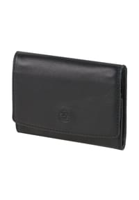 Esquire Logo - Logo Geldbörse I Leder 10 cm - schwarz