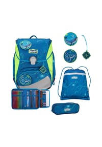 Scout® ALPHA - Schulranzen, 5-teilig, gepolstert - DEEP SEA