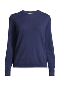 GALERIA - Cashmere Pullover "Norwegen", Rundhals-Ausschnitt, für Damen - BLACK