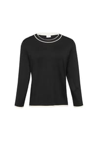 s.Oliver BLACK LABEL - Strickpullover, 3/4-Arm, für Damen - 6702  BLUE GREEN