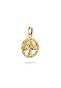Thomas Sabo - Charm-Anhänger Tree of Love mit Steinen Connect - gelbgoldfarben