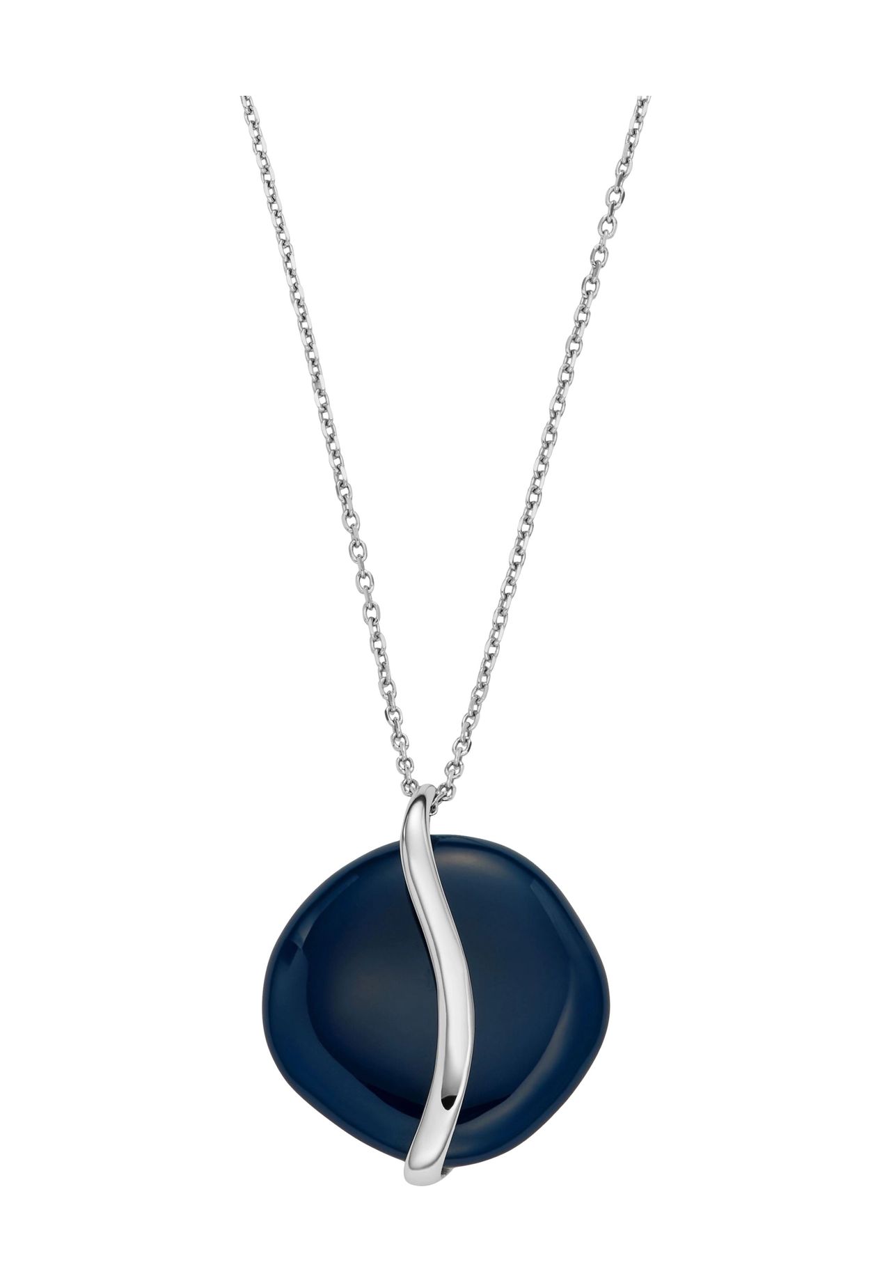 skagen Damen Kette Mit AnhäNger, Edelstahl, Silber