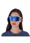 YEAZ Sport-Sonnenbrille Weiß/Blau SUNTHRILL Set Bild 9