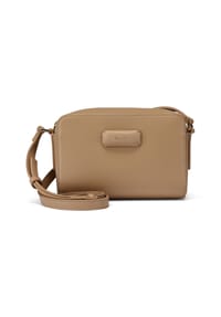 LACOSTE LG - LG Lacoste Casual Umhängetasche S Leder 20.5 cm - tan