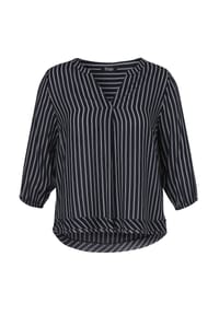 frapp - Bluse Große Größen - navy / white
