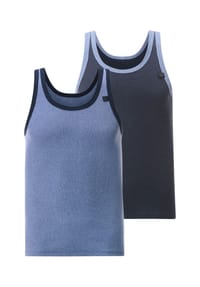 JAN VANDERSTORM - 2er Pack Unterhemd ELOF - blau