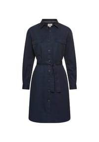 camel active - Kleid mit Taillengürtel - Nachtblau
