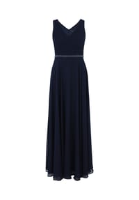 Vera Mont - Abendkleid mit Plissee - Dark Emerald