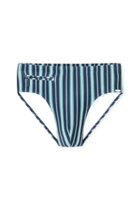 SCHIESSER - Badeslip "AQUA", Emblem, für Herren - 710 LIME